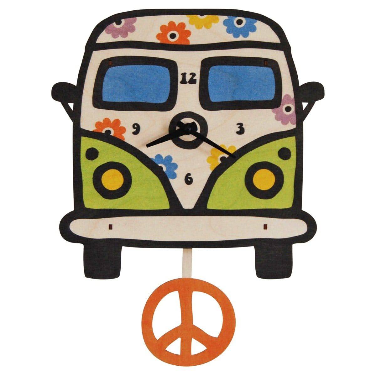 Peace Bus Pendulum 3-D Clock - Twinkle Twinkle Little One