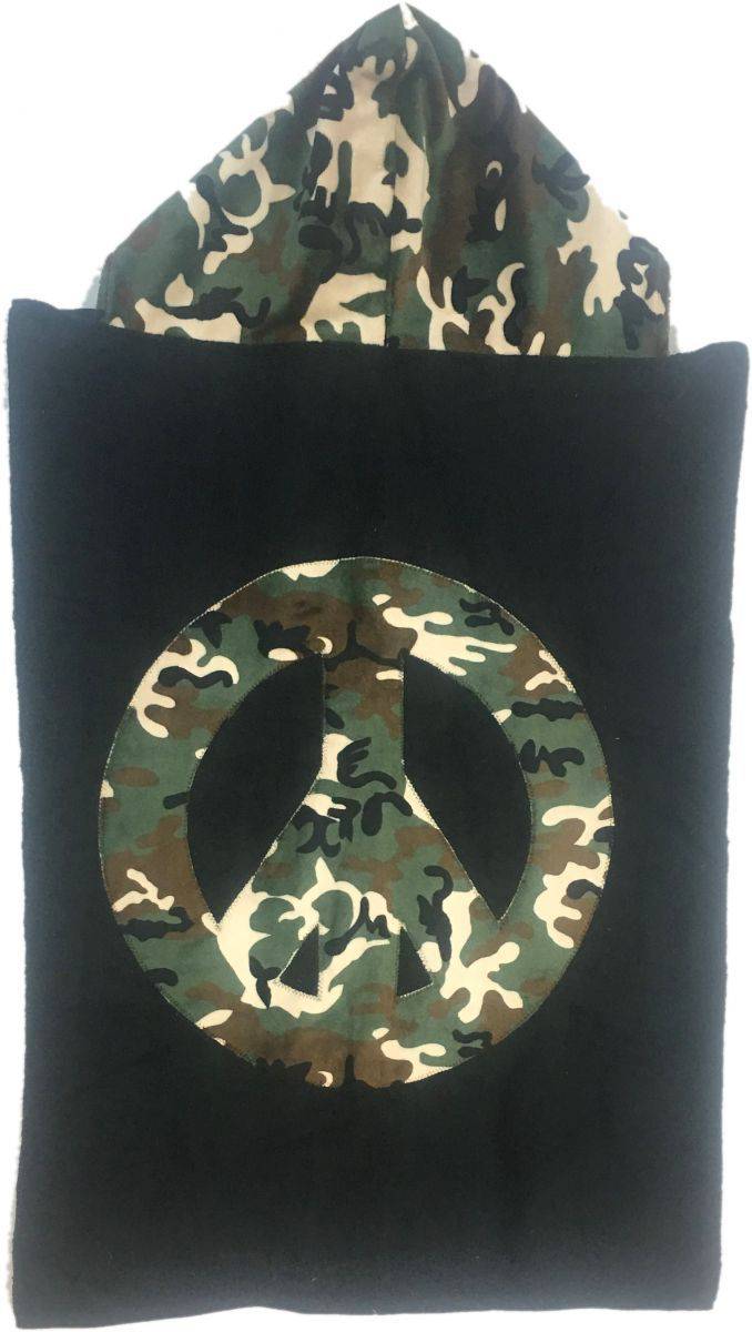Peace Hooded Towel