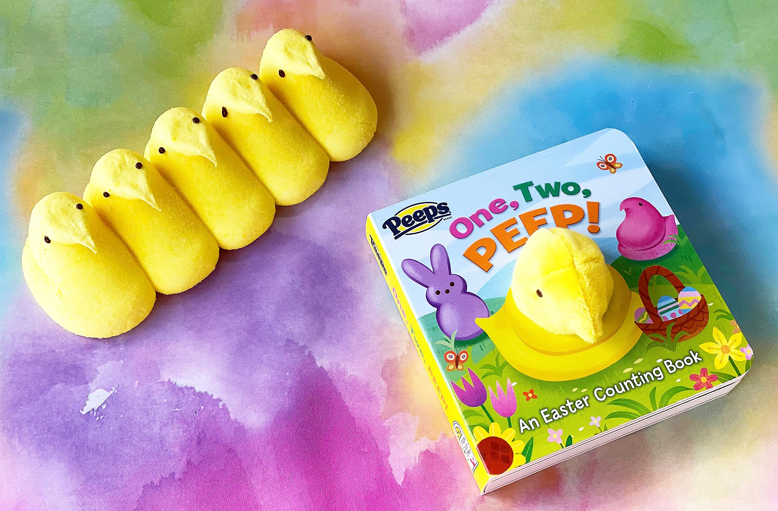 One, Two, PEEP! Peeps Finger Puppet Board Book - Twinkle Twinkle Little One