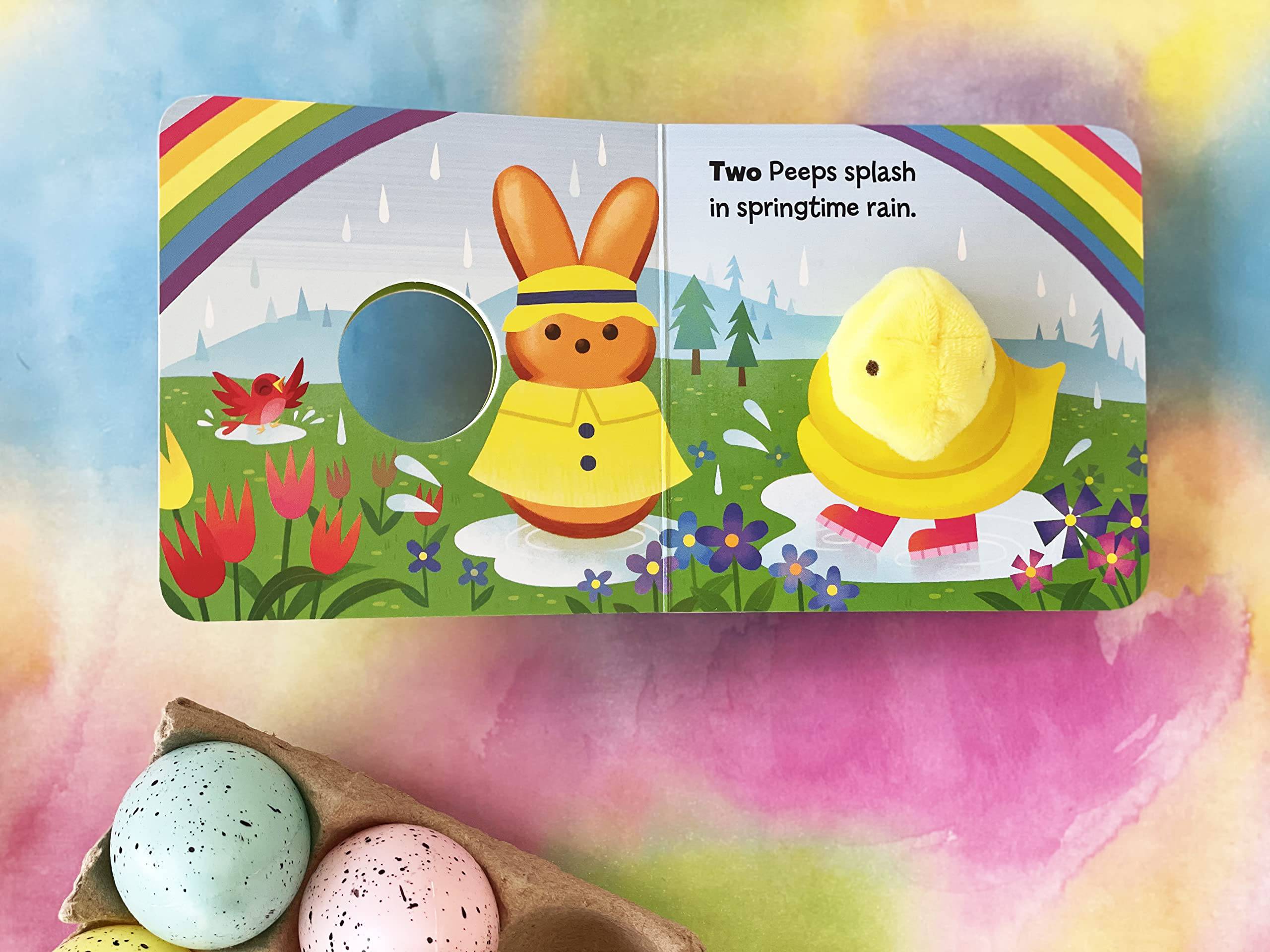 One, Two, PEEP! Peeps Finger Puppet Board Book - Twinkle Twinkle Little One