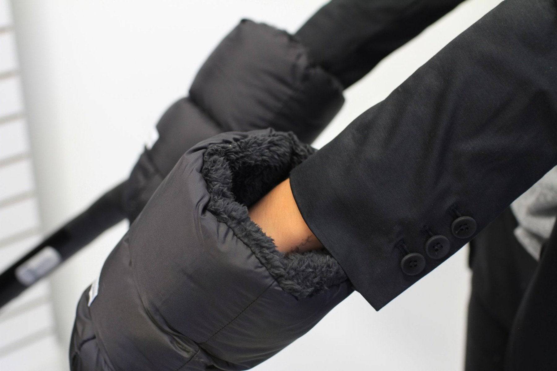 Warmmuffs - Black Plush