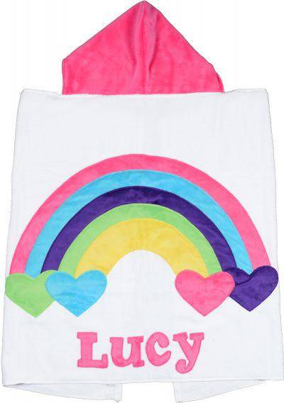 Rainbow Hooded Towel