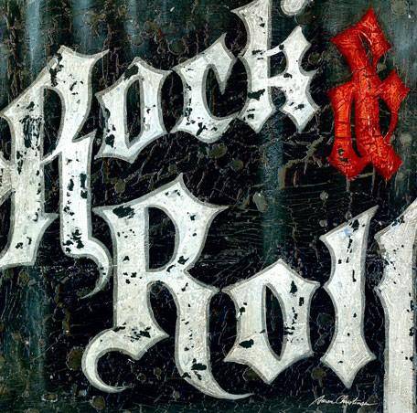 I Love Rock & Roll 2 - Canvas Reproduction