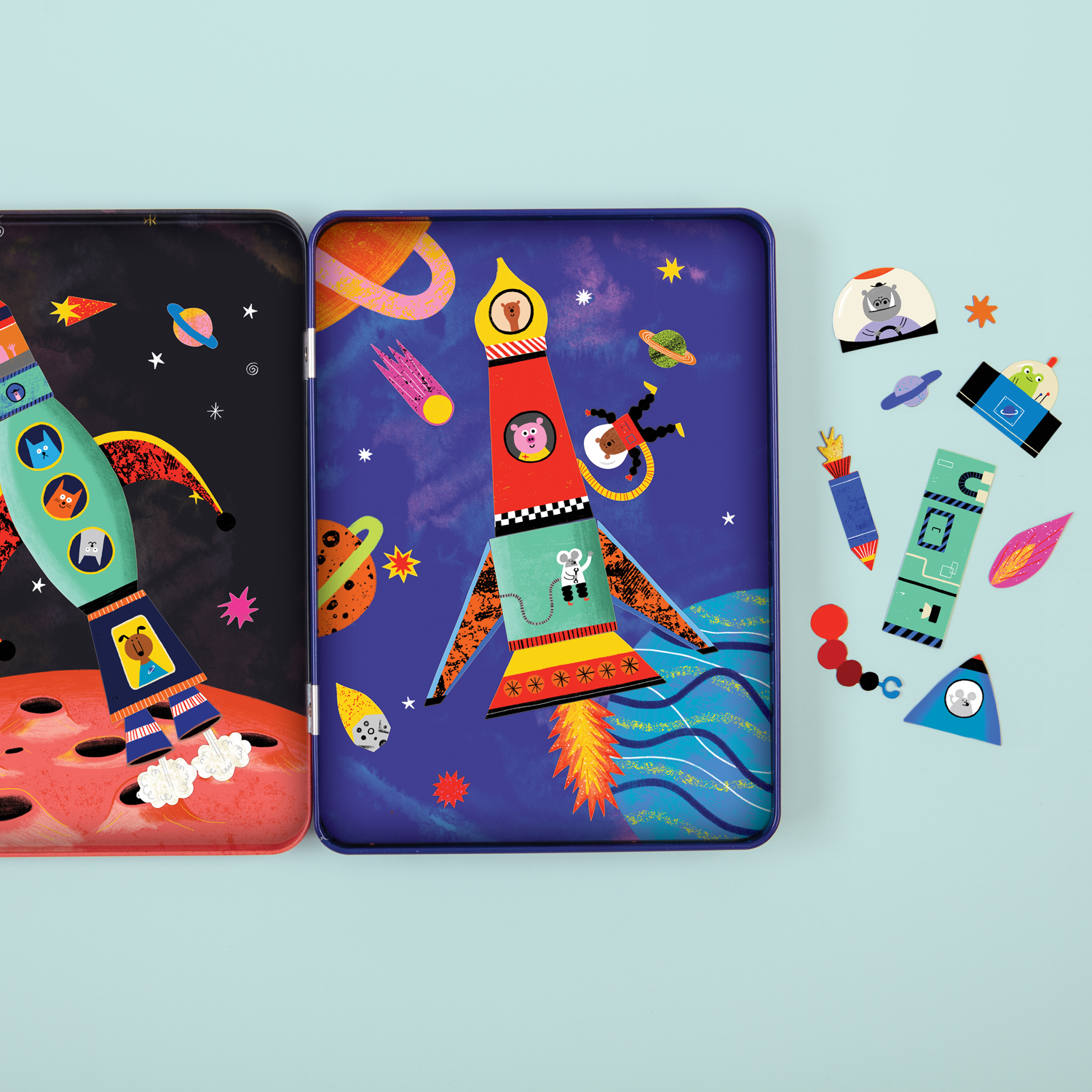 Rocket Ships Magnetic Build-it - Twinkle Twinkle Little One