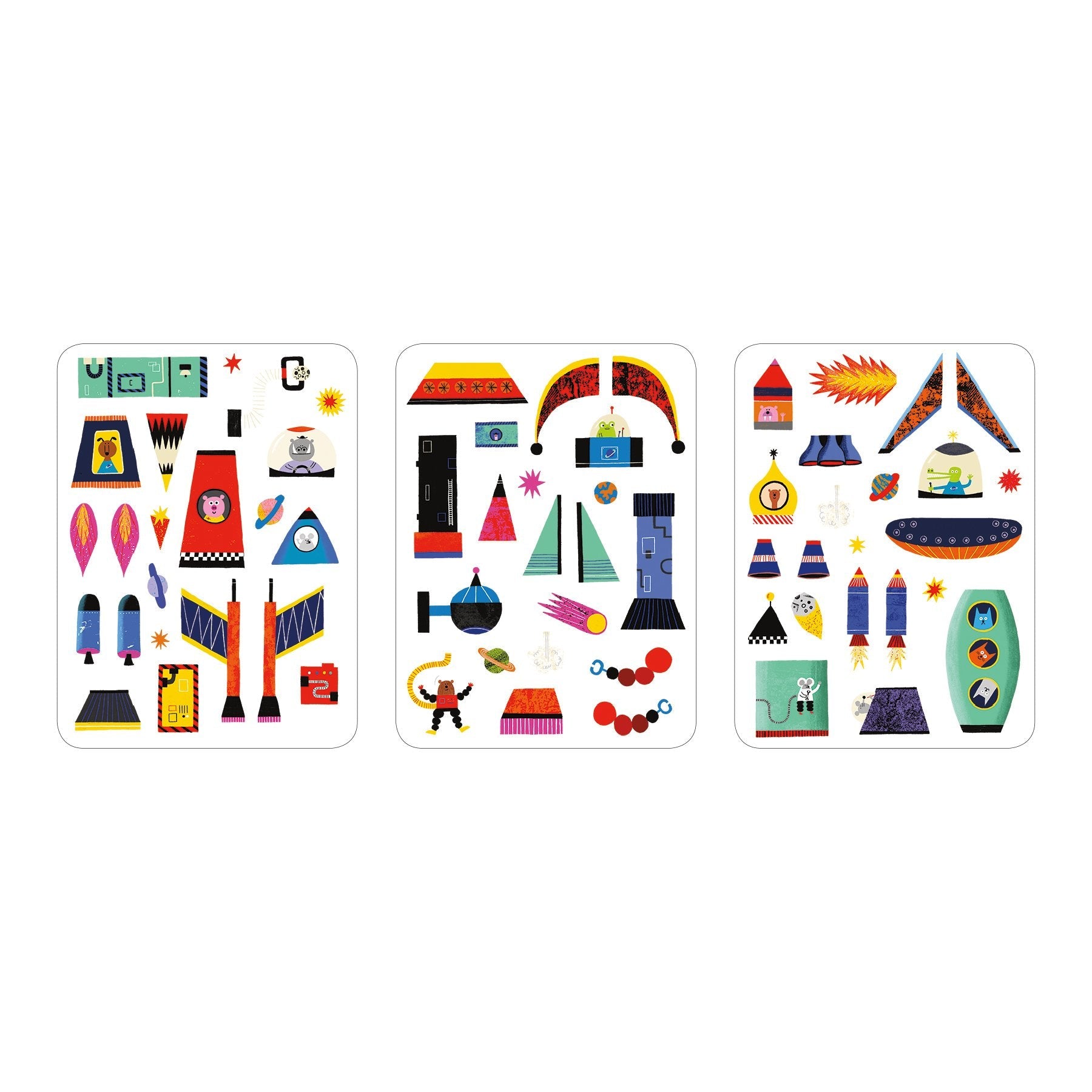 Rocket Ships Magnetic Build-it - Twinkle Twinkle Little One