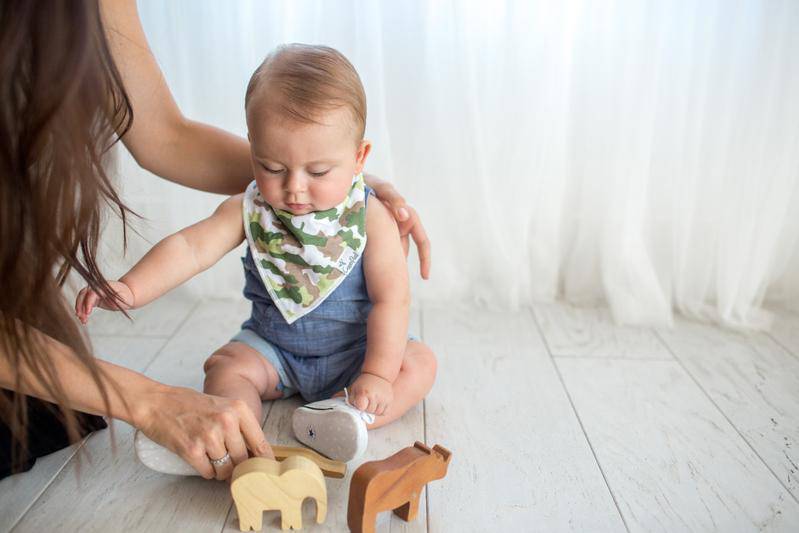 Safari Baby Bandana Bibs - Twinkle Twinkle Little One
