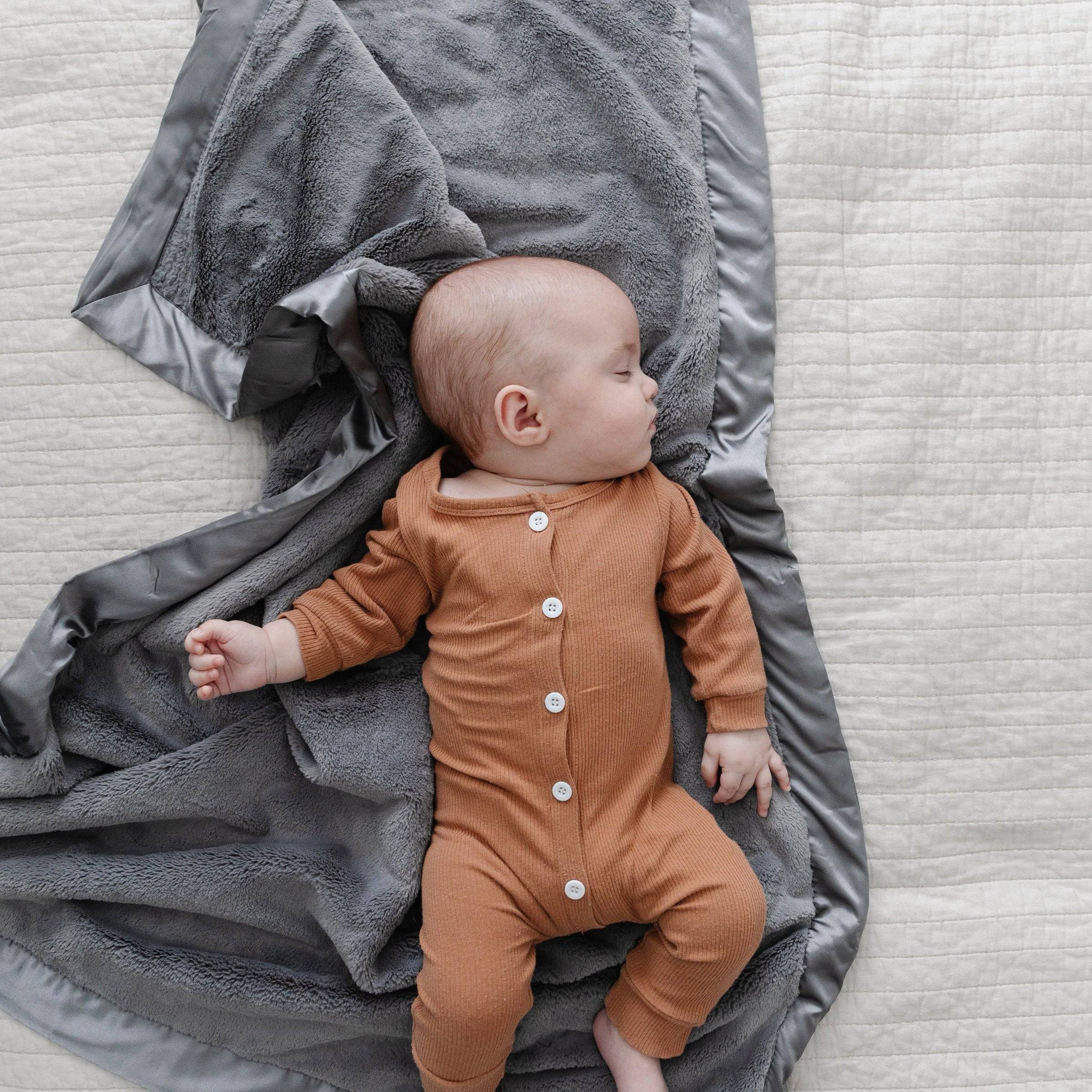 Satin Border Receiving Blanket - Twinkle Twinkle Little One