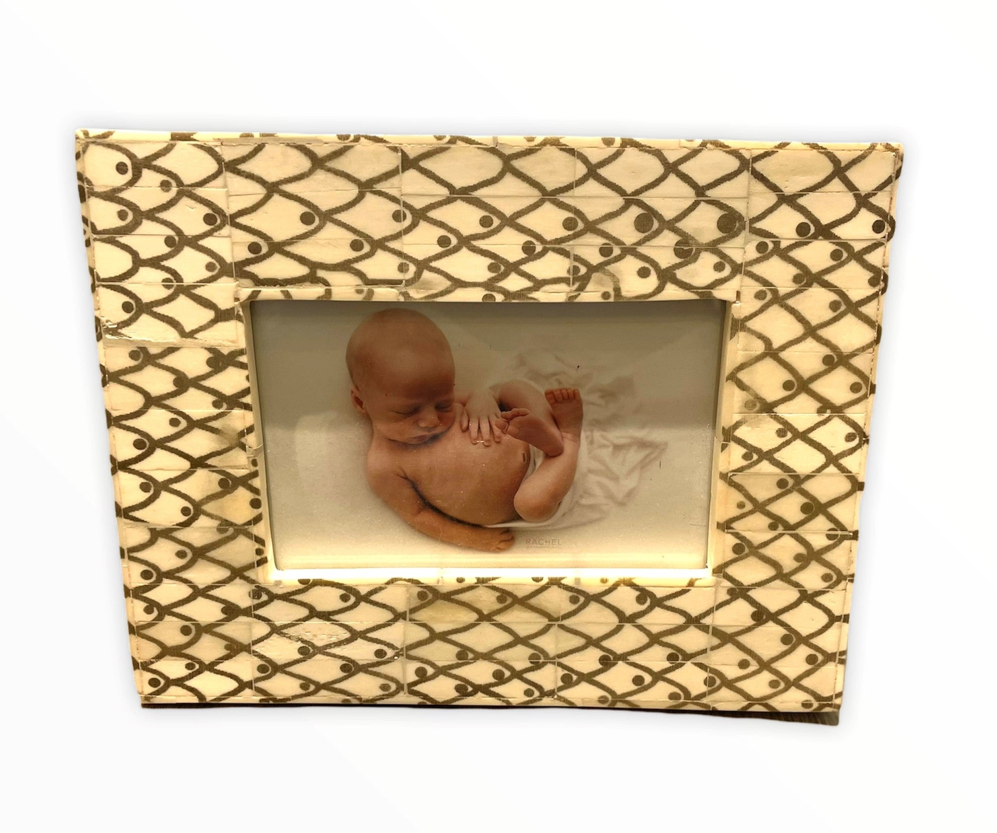 Bone Scalloped Design Picture Frame - Twinkle Twinkle Little One