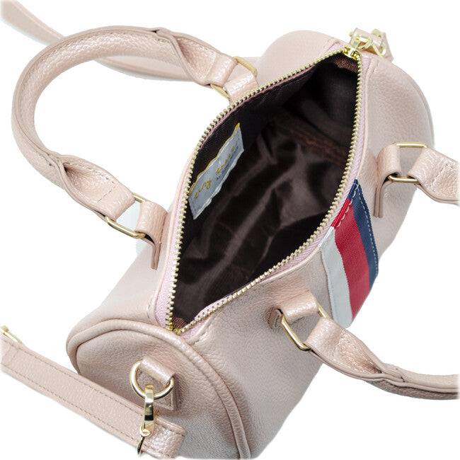 Striped Duffel Bag Handbag - Twinkle Twinkle Little One