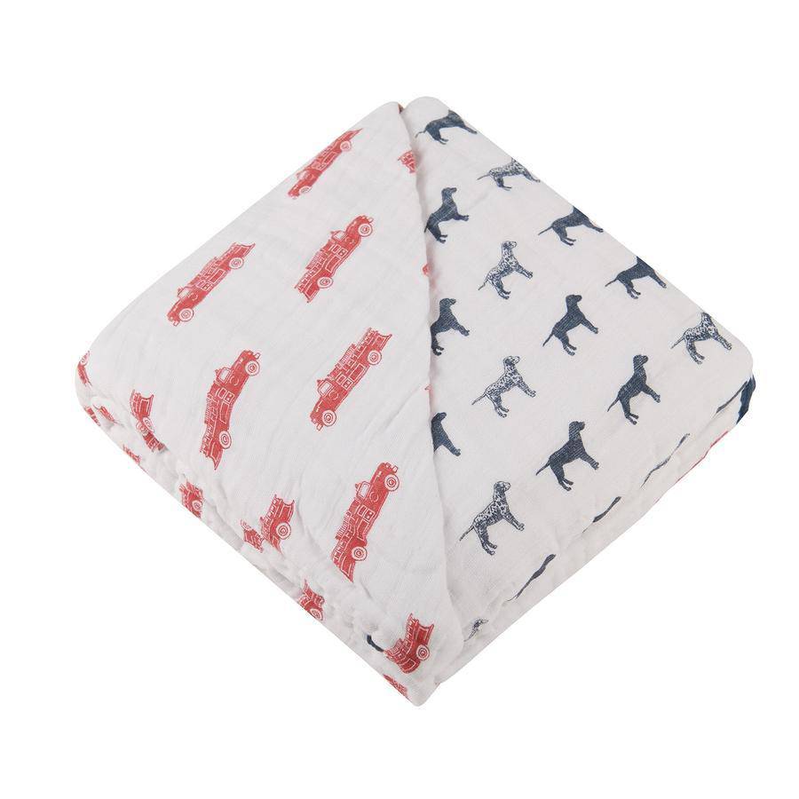 Fire Truck and Dalmatian Blanket - Twinkle Twinkle Little One