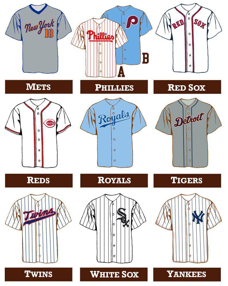 MLB Team Wood Mobile