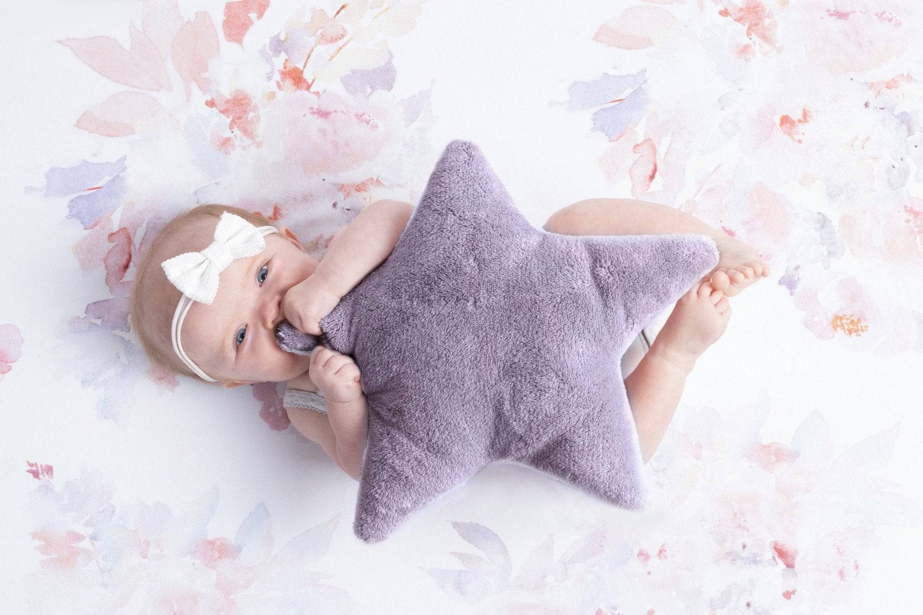 Lavender Star Pillow
