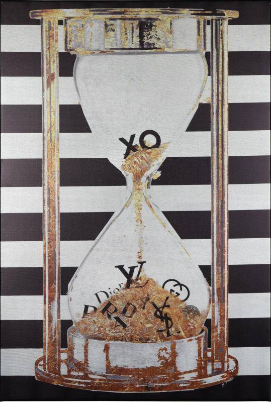 Style is Eternal Silver Giclee Art Canvas Art