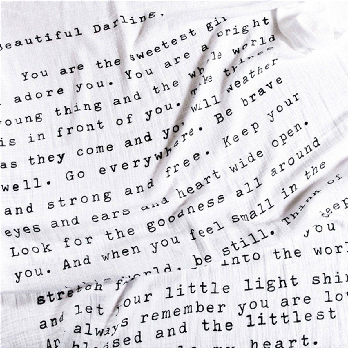 Peter Pan Organic Cotton Swaddle Blanket