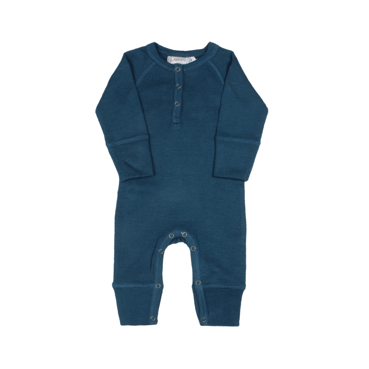 Teal Modal Waffle Unionsuit - Twinkle Twinkle Little One