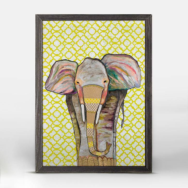 Trendy Trunk Mini Framed Canvas