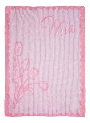 Tulips & Name Stroller Blanket