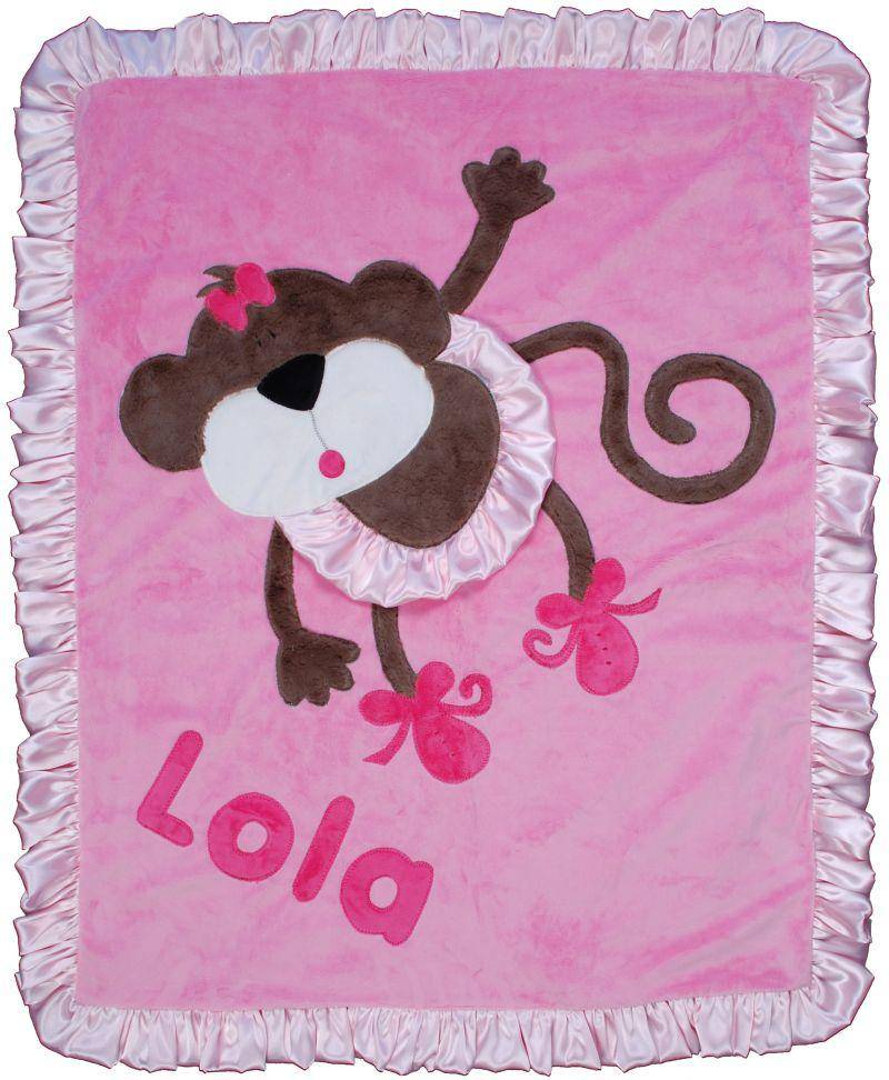 Twinkle Toes Boogie Baby Crib Blanket with Ruffle