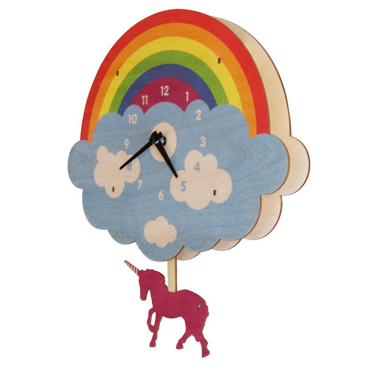 Unicorn Pendulum 3-D Clock