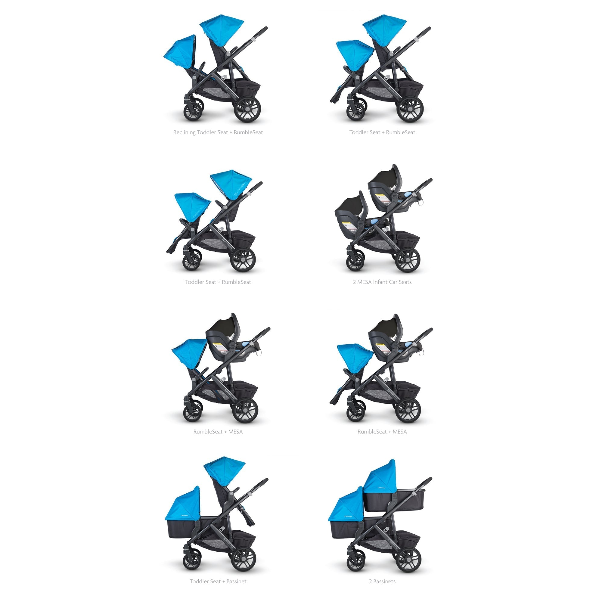 UPPAbaby Vista / Vista V2 Upper Adapters - Twinkle Twinkle Little One