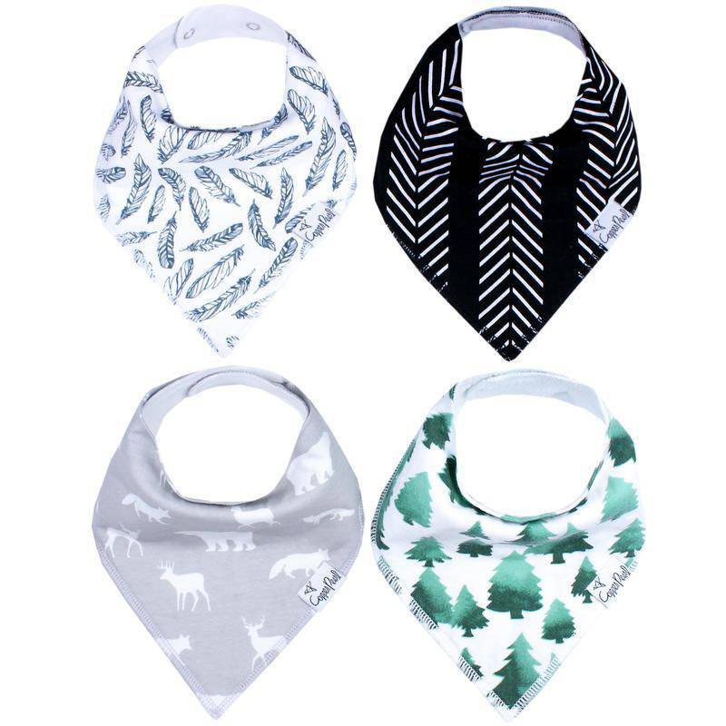 Woodland Baby Bandana Bibs