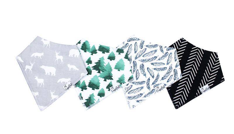Woodland Baby Bandana Bibs