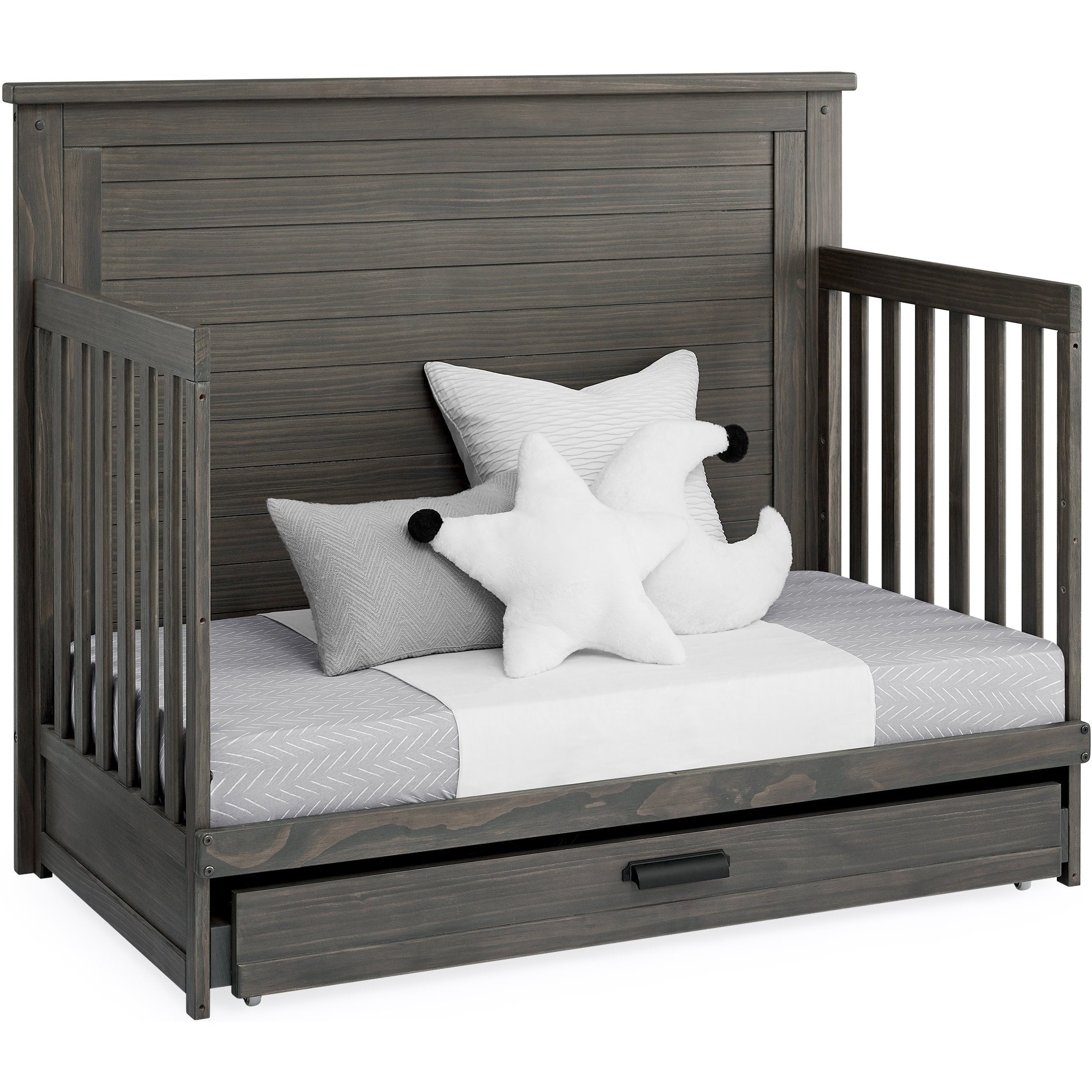 Cameron 6-in-1 Convertible Crib with Trundle Drawer - Twinkle Twinkle Little One
