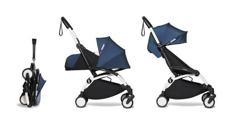 yoyo 2 babyzen stroller Babyzen YOYO2 6+ Complete Stroller Black Frame / Grey