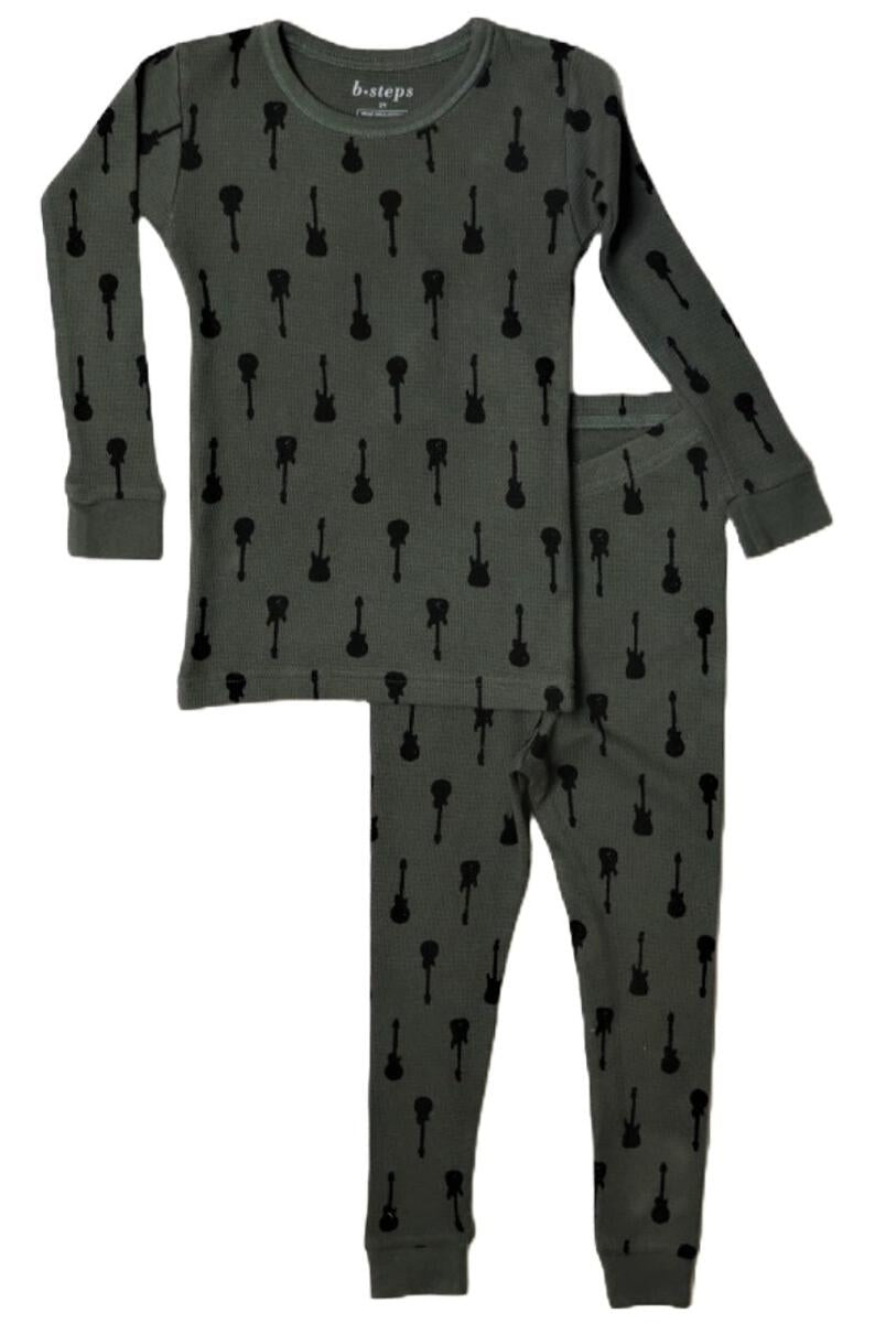 Olive Guitars Thermal Two Piece Pjs - Twinkle Twinkle Little One
