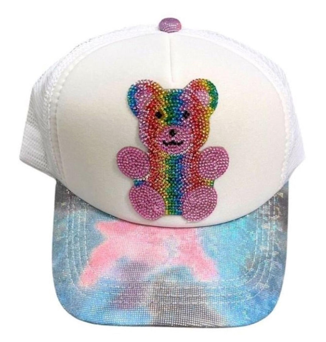 Shimmer Gummy Bear Toddler Trucker Hat - Twinkle Twinkle Little One