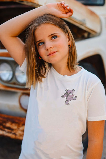 Grateful Dead Circle Dancing Bears Tee - White - Twinkle Twinkle Little One