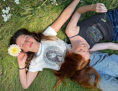 Stevie Nicks Gypsy Fitted Tee - Vintage White - Twinkle Twinkle Little One