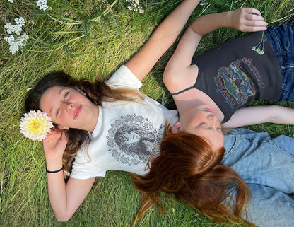 Stevie Nicks Gypsy Fitted Tee - Vintage White - Twinkle Twinkle Little One