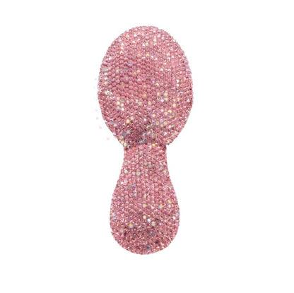 Small Crystallized Hair Brush - Pink - Twinkle Twinkle Little One