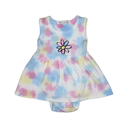 Happy Smile Tie Dye Dress Onesie - Twinkle Twinkle Little One