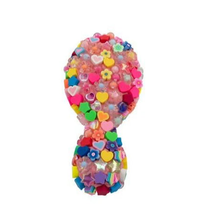 3D Charm Hair Brush - Pink - Twinkle Twinkle Little One