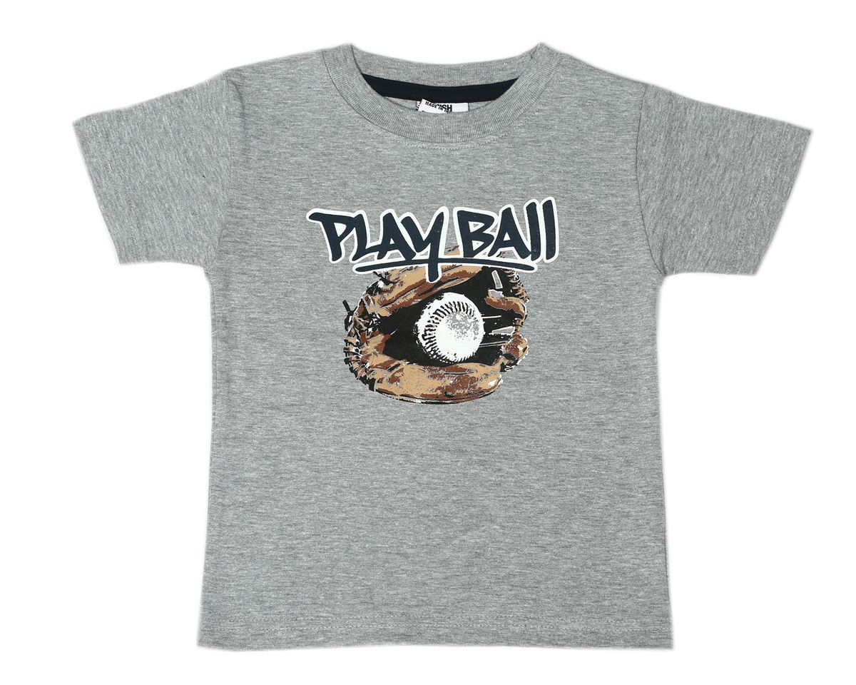 Play Ball Tee - Heather Grey