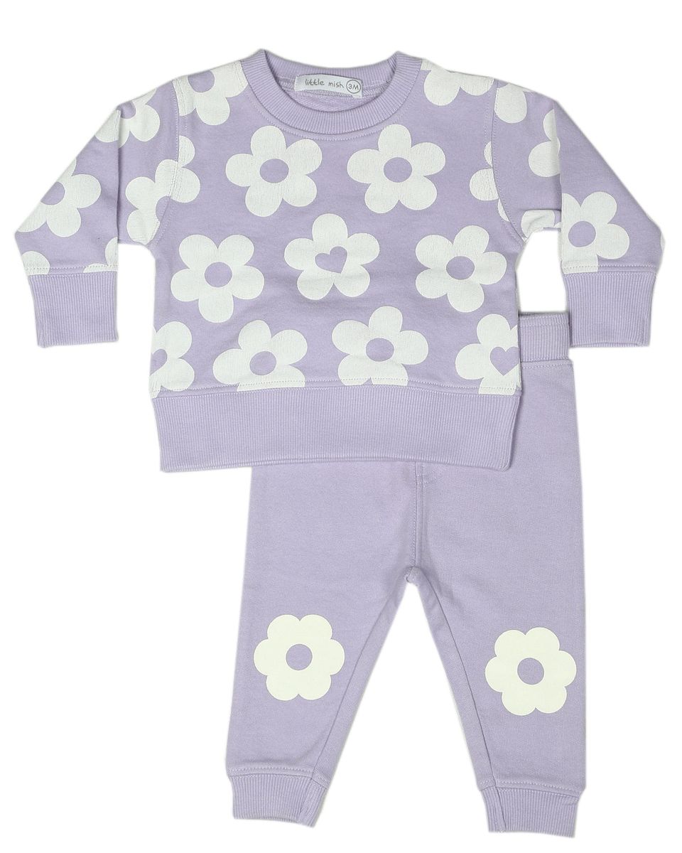 Lilac All Over Daisy Set