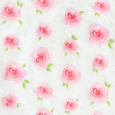 Rosebuds Plush Deluxe Hooded Towel