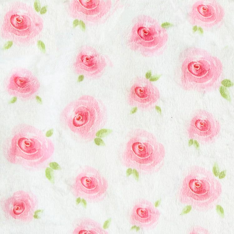 Rosebuds Plush Deluxe Hooded Towel