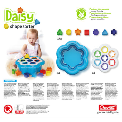 Quercetti Daisy Shape Sorter
