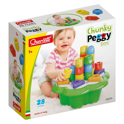 Quercetti Chunky Peggy Box - 28 pcs