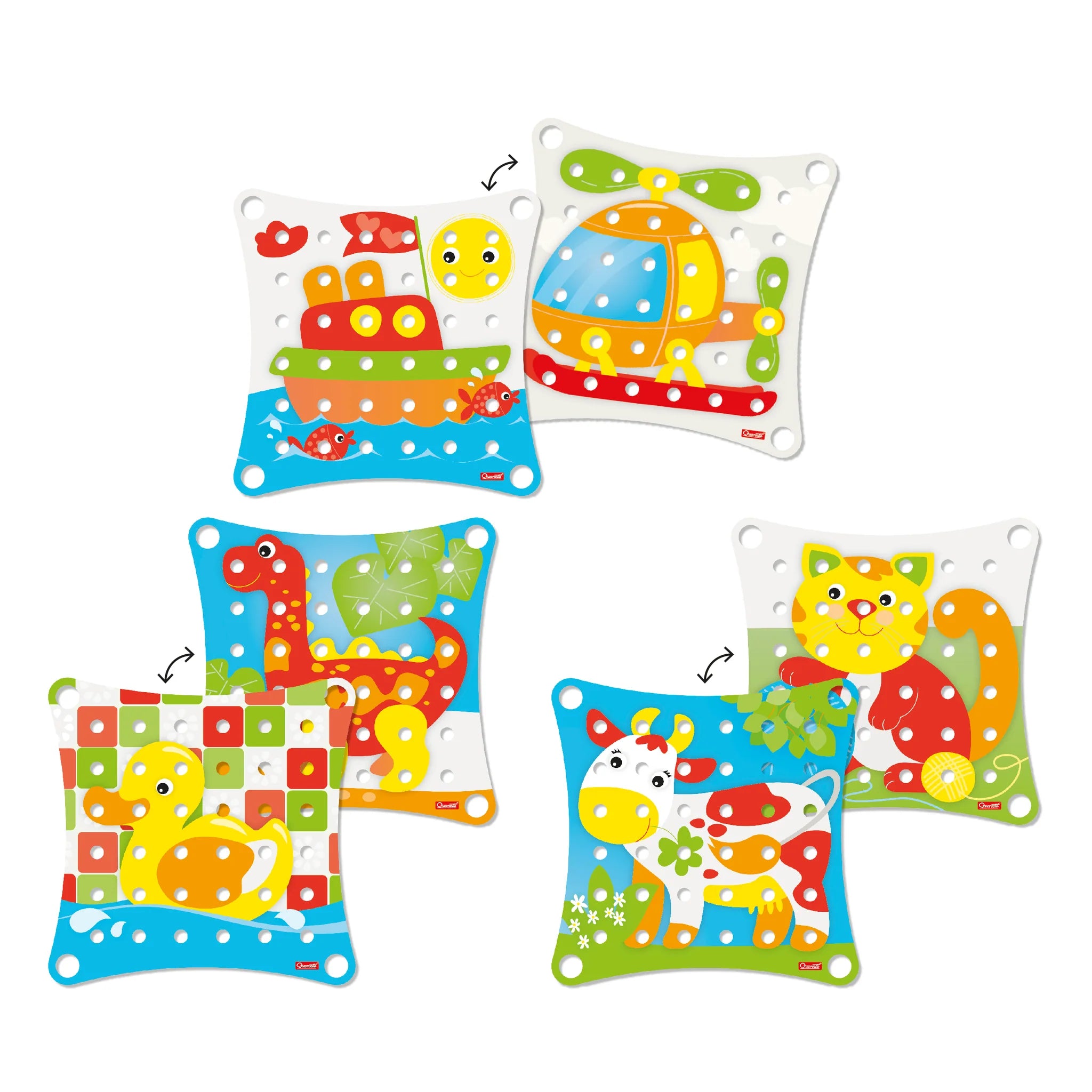 Quercetti Jumbo Peggy Evo - 41 pcs