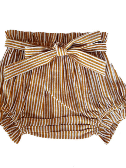 Striped Cotton Woven Baby Shorts - Twinkle Twinkle Little One