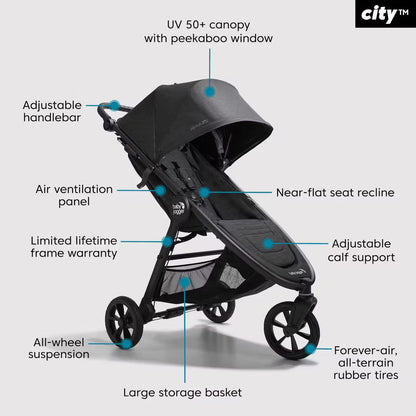 Baby Jogger City Mini GT2 Single Stroller - Twinkle Twinkle Little One