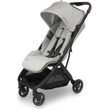 Buy savannah-pearl-gray-melange-carbon-frame-chestnut-leather UPPAbaby Minu V3 Stroller