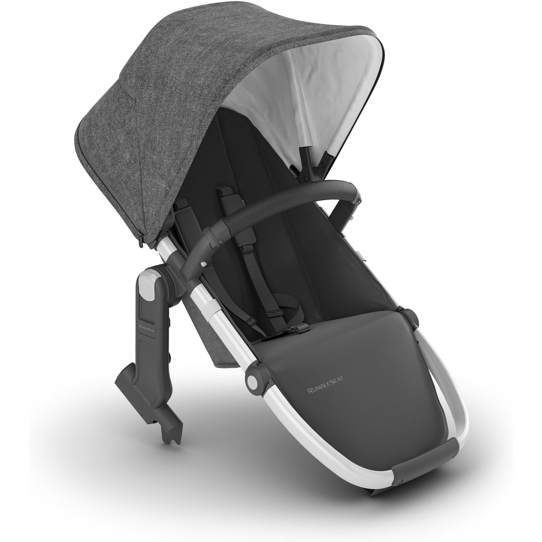 Buy jordan-charcoal-melange-silver-frame-black-leather UPPAbaby Vista V2+ RumbleSeat