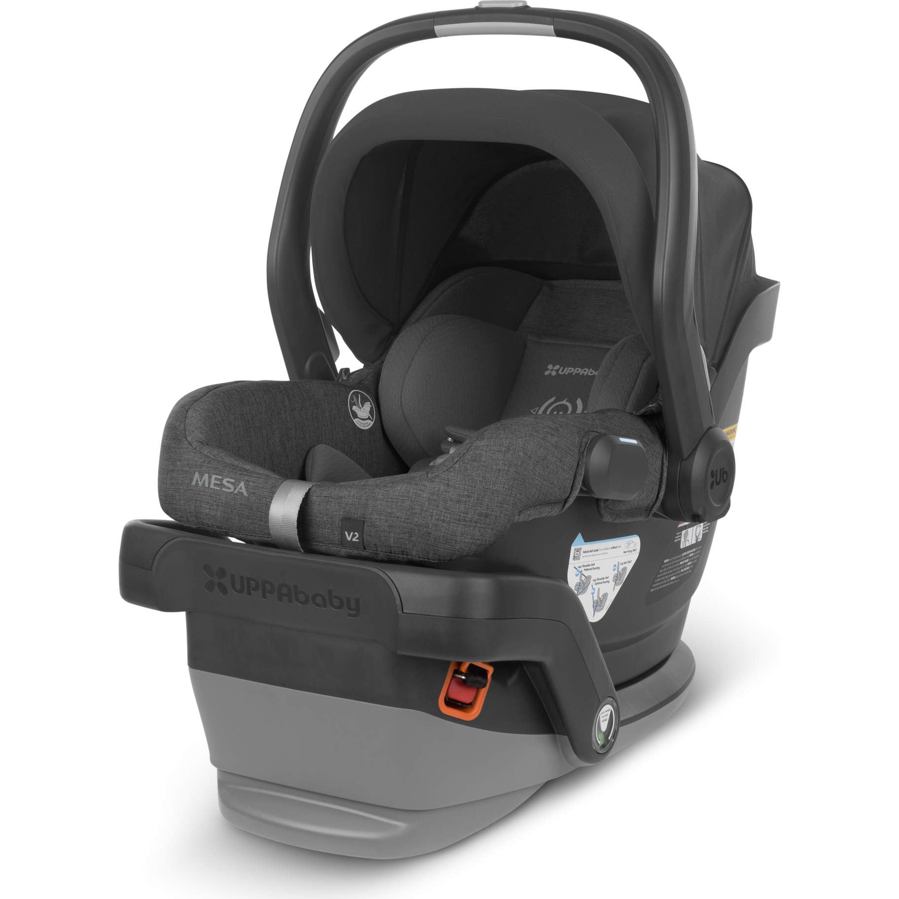 Buy greyson-charcoal-melange-coming-soon UPPAbaby Mesa V2 Infant Car Seat + Base