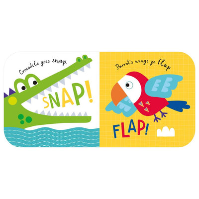 Sensory Snuggables Roar! Hand-Puppet Cloth Book