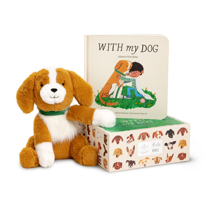 With My Dog -  A Picture Book and Plush about Having (and Being!) a Good Friend - Twinkle Twinkle Little One